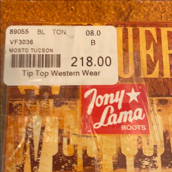 NWT  Tony Lama boot - Picture 7 of 8